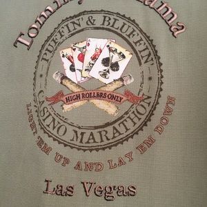 TOMMY BAHAMA LAS VEGAS SILK Button up SHIRT L